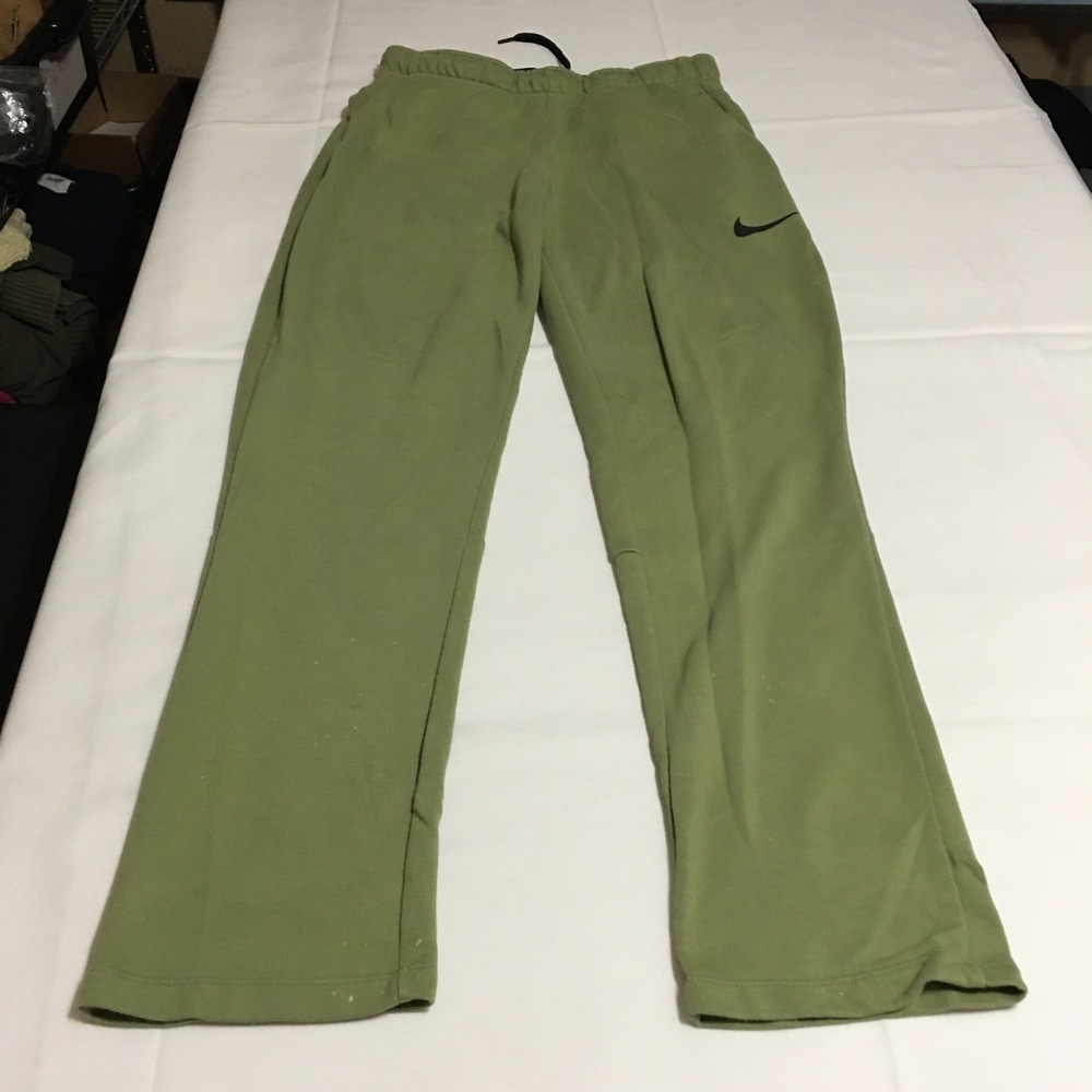 Nike Sweatpants Medium Olive Green Dri-FIT Training Pants